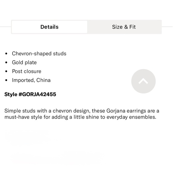 Gorjana Venice Chevron Stud Earrings - Picture 4 of 9